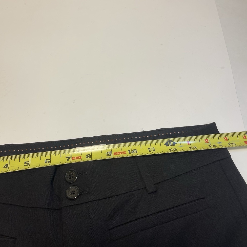Anthropologie The Essential Slim Black Pants Size 2 Ankle Stretch Preppy Career - Picture 4 of 10